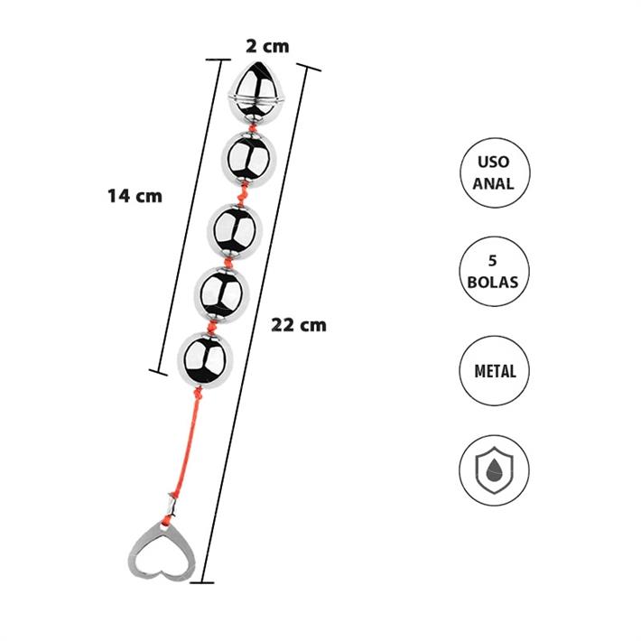 Rosario Anal Metal Medium LE-11070